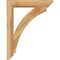 Ekena Millwork Thorton Slat Rough Sawn Bracket w/ Offset Brace, Western Red Cedar, 6"W x 28"D x 36"H BKT0604X28X36THR06RWR - alternate 2